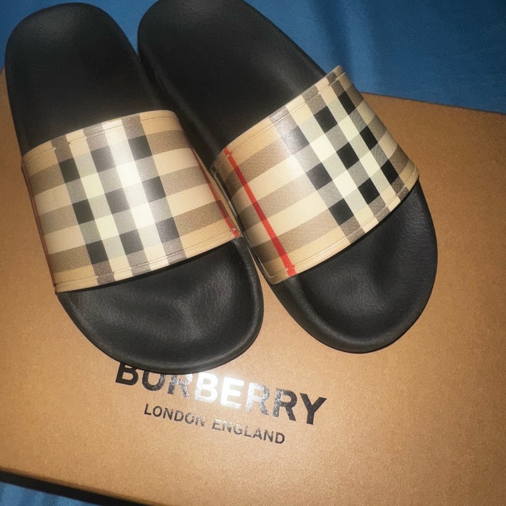 Kids Burberry Slide